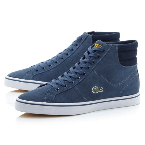 lacoste high top trainers.